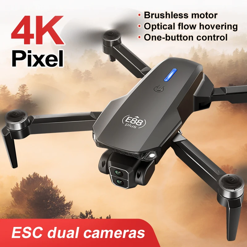 New E88 Plus Quadcopter Drone: - đánh giá và giá Drone Cinematic
