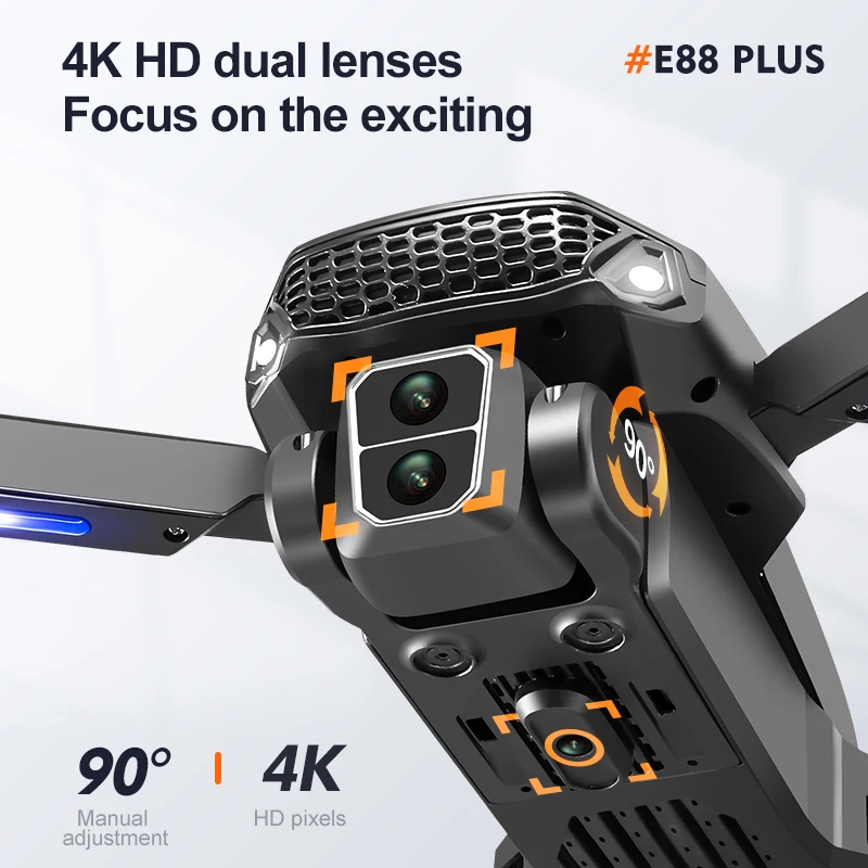 New E88 Plus Quadcopter Drone: - đánh giá và giá Drone Cinematic