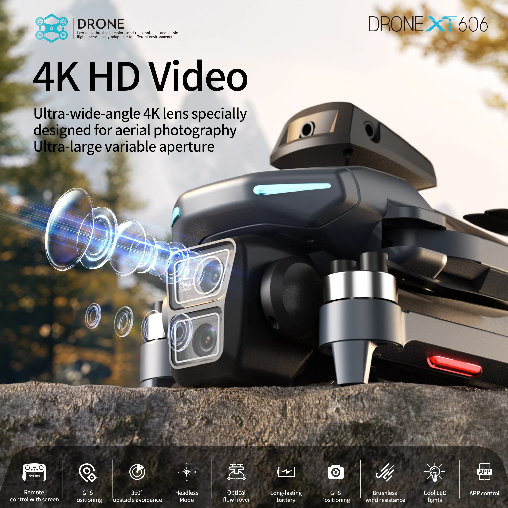 Original XT606 MAX GPS Drone 4 - đánh giá và giá Drone Photogrammetry