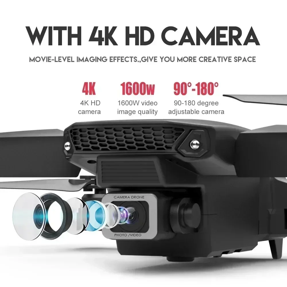E88 Pro WIFI FPV Drone Wide An - đánh giá và giá Drone Cinematic