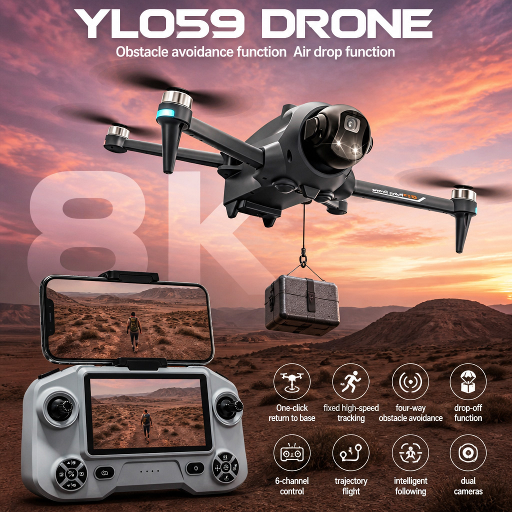 NEW YL059 Drone GPS Auto Retur - đánh giá và giá Drone Mapping