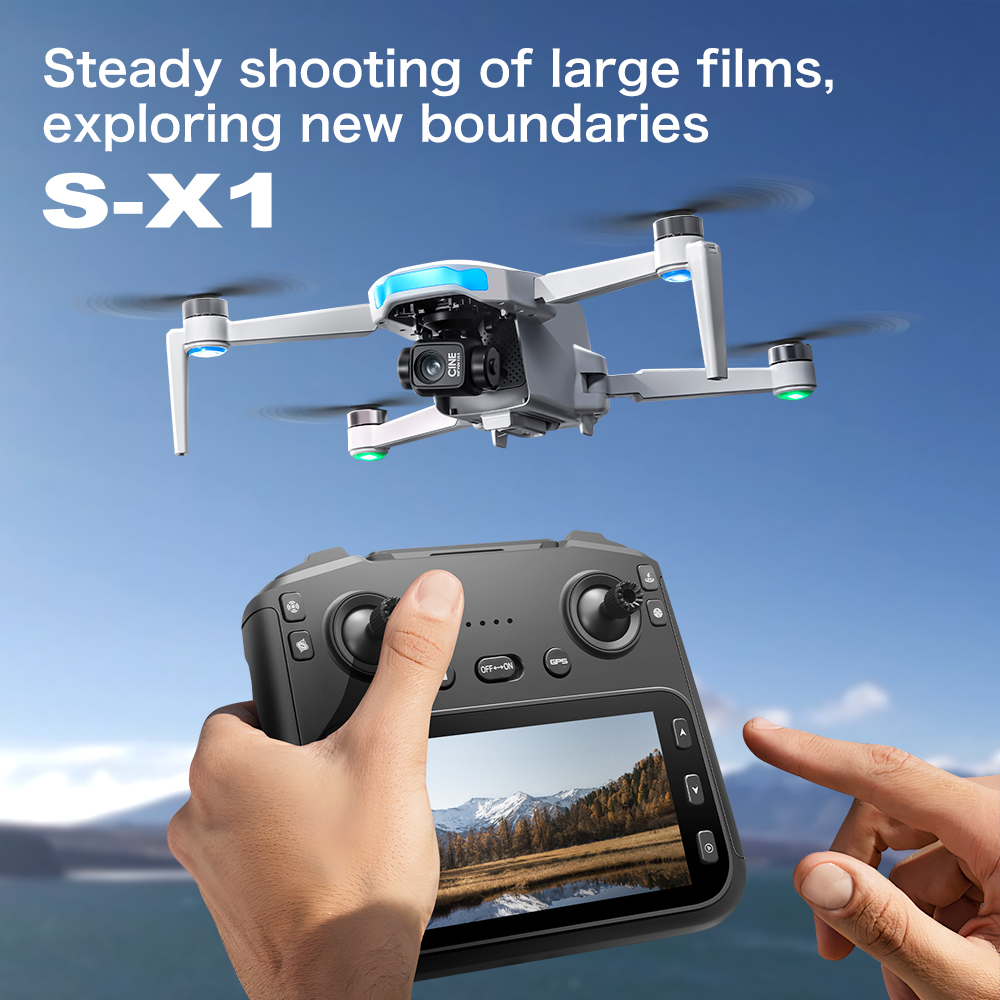 Original S-X1 GPS Drone 8KHD p - đánh giá và giá Drone Photogrammetry